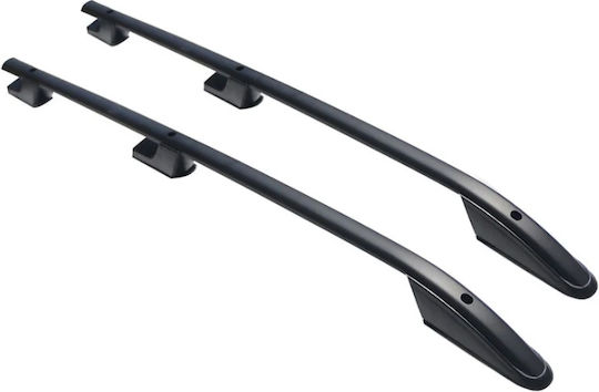 Omtec Parallel Aluminum Roof Bars Black Color Sport L1 Vw Caddy 2003-2015 Maximum Load Weight 75kg Omtec 2 Pcs 7522931b/om