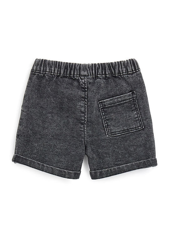 Șort/Salopetă Copii din Material Textil Black