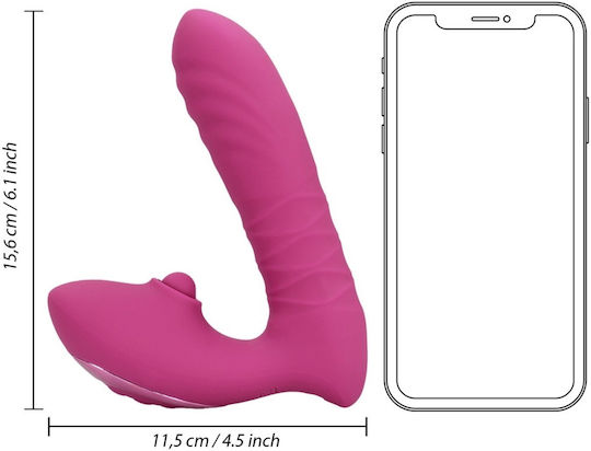 Shots Δονητής G-Spot 15.6cm Ροζ