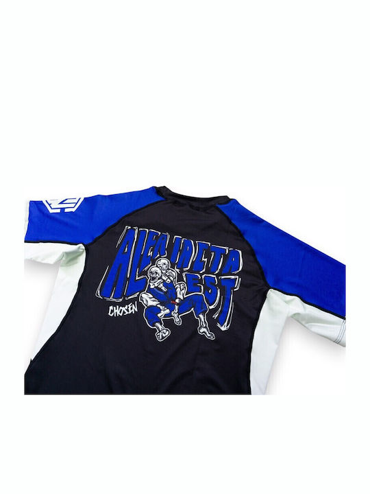 Chosen Ανδρική Κοντομάνικη Μπλούζα CHRS148 για Jiu-Jitsu Μαύρη
