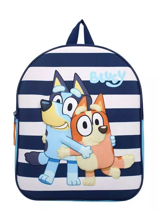 Bluey Σχολική Τσάντα Πλάτης Νηπιαγωγείου Πολύχρωμη 9.2lt