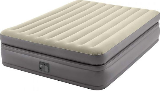 Intex Inflatable Sleeping Mattress King Size with Built-in Pump Comfort Queen 152x203x51εκ.