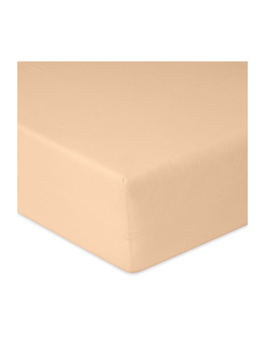 Matex Sheet for Single Bed with Elastic 90x200+30cm. Dark Beige_16