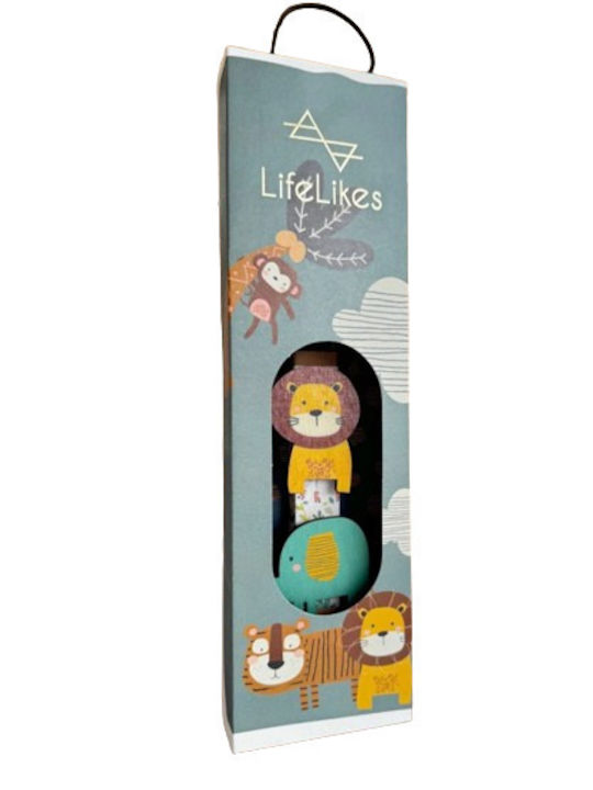 Easter Candle Flat with Box 29cm Blue