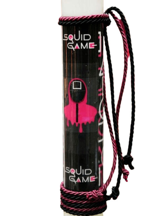 Easter Candle Squid Game Round 25cm Black