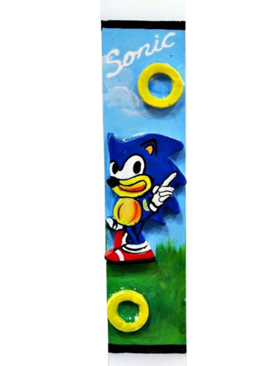 Easter Candle Sonic the Hedgehog Round Sonic 25cm