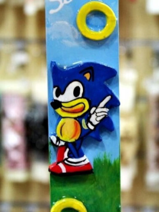 Easter Candle Sonic the Hedgehog Round Sonic 25cm