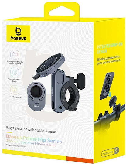 Baseus Bike Holder Primetrip Series C40569001121-00 2in1 Bike Mount Ring Stand Patented Snap-on Cosmic Black