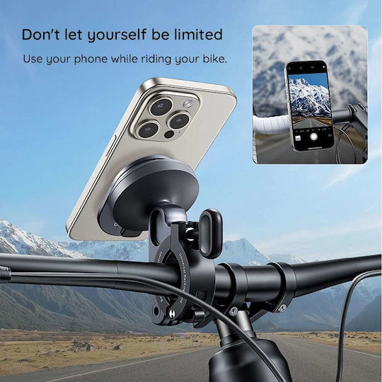 Baseus Bike Holder Primetrip Series C40569001121-00 2in1 Bike Mount Ring Stand Patented Snap-on Cosmic Black