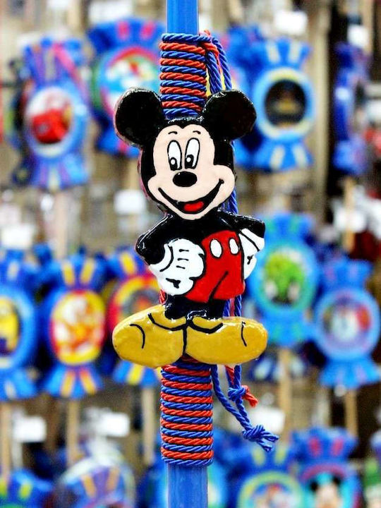 Easter Candle Mickey Round Mouse 36cm Blue