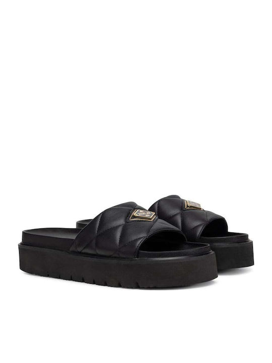 Muddy Women's Flat Sandals in Black Color
