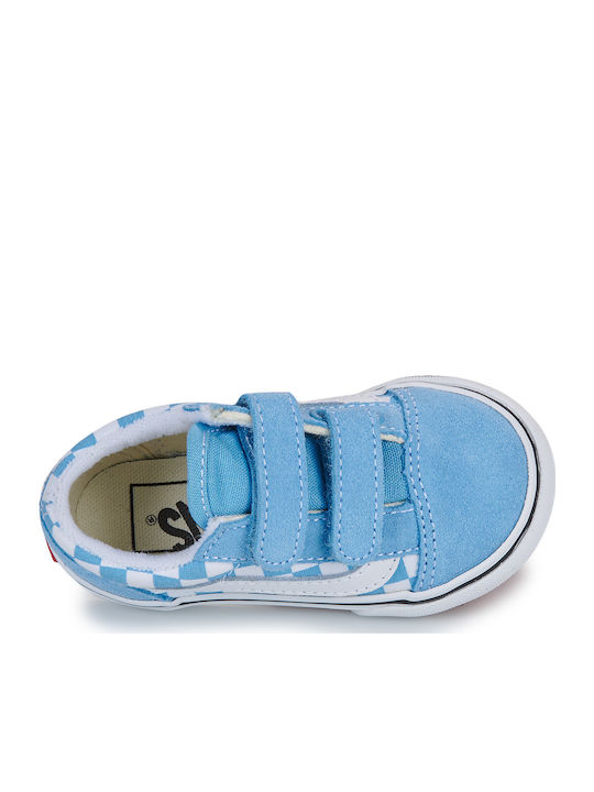 Old Skool V Παιδικά Sneakers με Σκρατς Μπλε