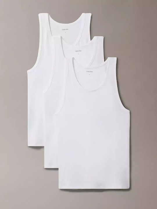 Ανδρικές Φανέλες σε Λευκό Χρώμα 3Pack