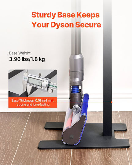 Vevor Vacuum Base Storage Stand for Dyson Multi-models with 6 Hooks