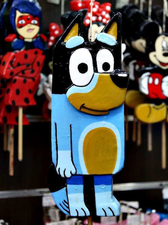 Πασχαλινή Λαμπάδα Bluey Στρογγυλή 24εκ.