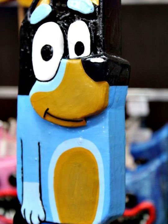 Πασχαλινή Λαμπάδα Bluey Στρογγυλή 24εκ.