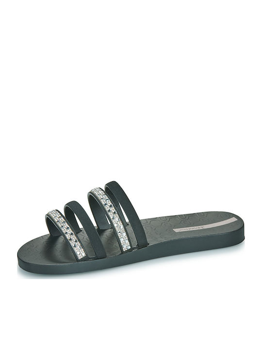 Chic Frauen Flip Flops in Schwarz Farbe