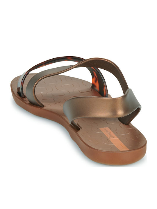 Vibe Flip-Flops In Sandal Style In Brown Colour