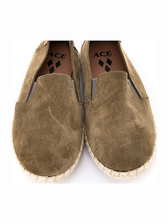 Men's Espadrilles in Green Color
