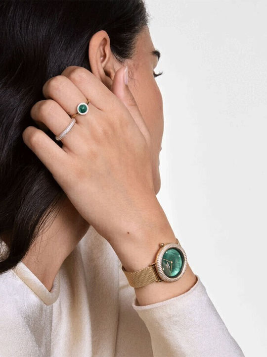 Daniel Wellington Melrose Women's Watch with Pink Gold Metal Bracelet
