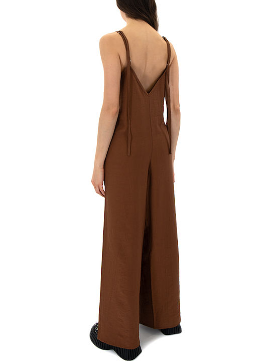 MY T Brown One-piece Jumpsuit