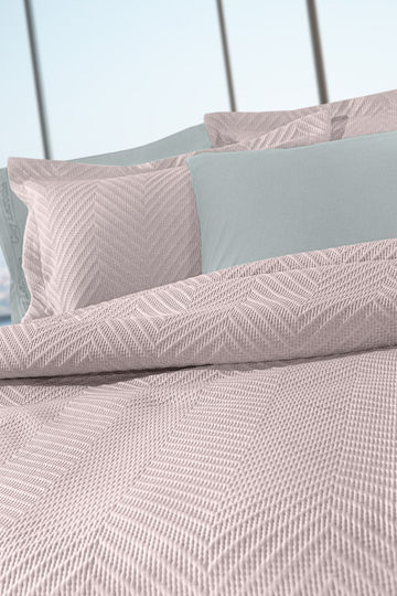 Guy Laroche Hamptons Coverlet Set Microfiber Sepia 180x240cm 2 Pieces