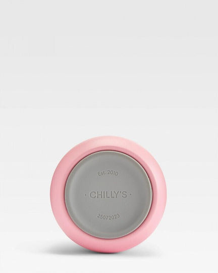 Chilly's Series 2 Flip Thermosflasche Rostfreier Stahl BPA-frei 500ml Ombre Sundown mit Stroh
