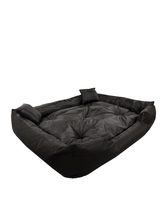 AIO Factory Canapea Pat pentru câini Negru 100x75cm.