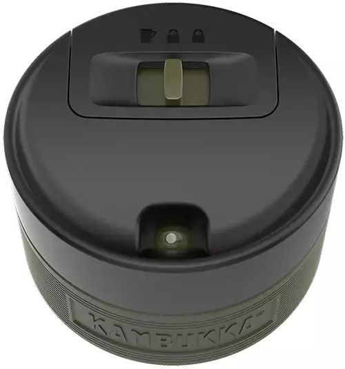 Kambukka Ποτήρι Θερμός Ανοξείδωτο / Γυάλινο 500ml Khaki Warrior