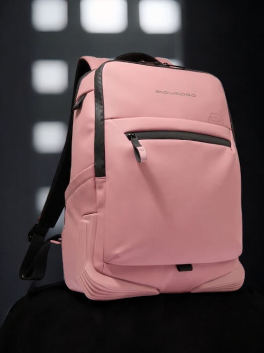 Piquadro Corner 2.0 Tasche Rucksack für Laptop 14" in Rosa Farbe