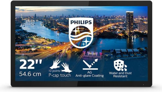 Philips 222B1TFL IPS Touch Φορητό Monitor 21.5" FHD 1920x1080 με Χρόνο Απόκρισης 4ms GTG