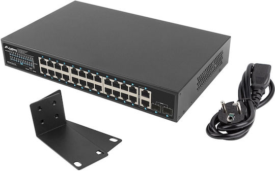 IP-COM G1120P-16-250W v1 Unmanaged L2 PoE Switch με 16 Θύρες Gigabit (1Gbps) Ethernet και 2 SFP Θύρες