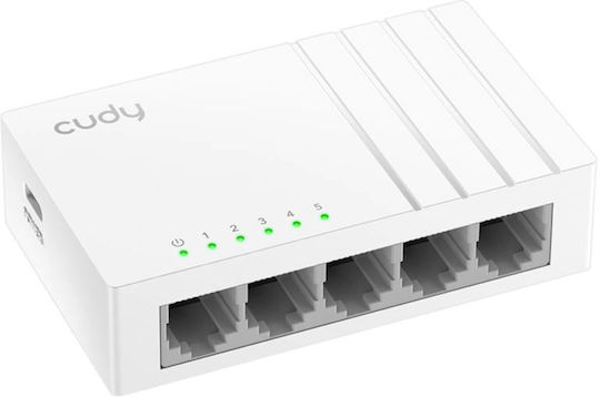 Cudy GS105U v1 Unmanaged L2 Switch με 5 Θύρες Gigabit (1Gbps) Ethernet