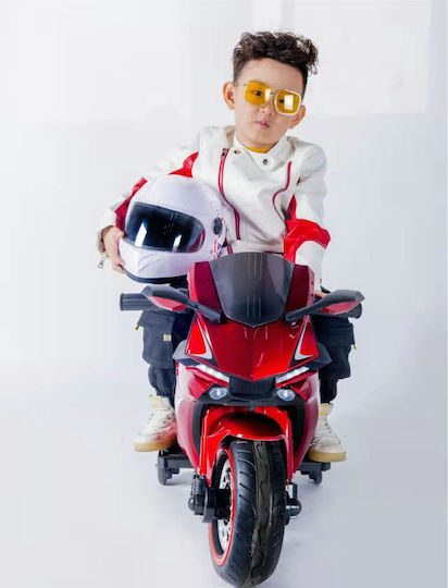 Παιδική Μηχανή Yamaha R1 Ηλεκτροκίνητη 12 Volt Λευκή για 8+ ετών