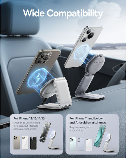 Baseus Primetrip C02 Auto Handyhalterung mit Magnet Weiß