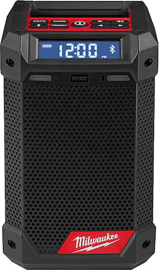 Milwaukee M12 Rcdab+ DAB+ mit Bluetooth und USB Rot