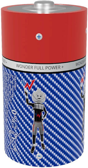 Alkaline Battery Wonder Full Power D-lr20 1.5v Pack of 5