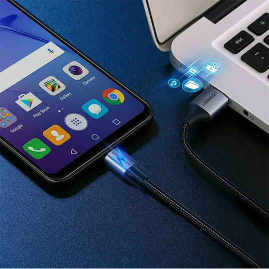 Ugreen Us290 1m Regular USB 2.0 to micro USB Cable Gray (60146)