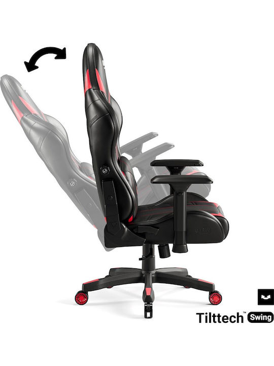 Diablo X-Ray 2.0 Normal Καρέκλα Gaming Δερματίνης με Ρυθμιζόμενα Μπράτσα Κόκκινη