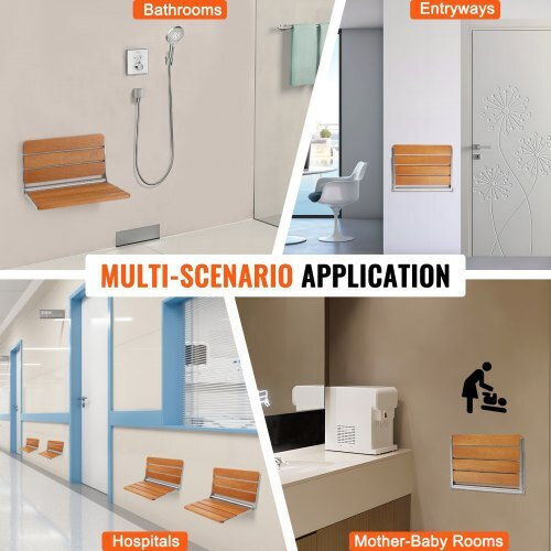 Vevor Bathroom Seat 53x41cm SMKYMWZCYKB2IKH1GV0
