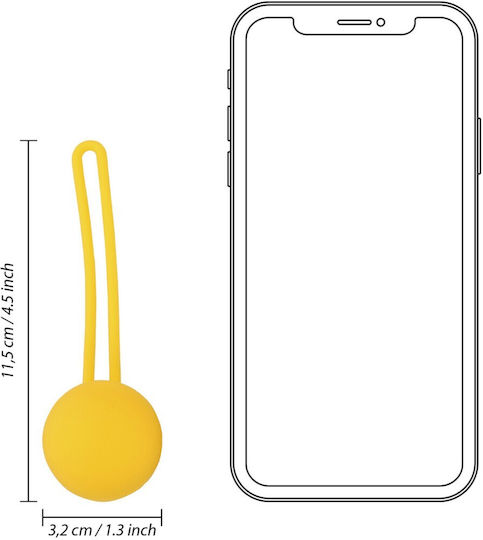 3 Κολπικές Thumping Kegel Balls Σιλικόνης Lemonade Yellow Shots