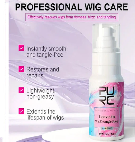 Spray de Netezire pentru Peruci Păr Sintetic Natural 80ml