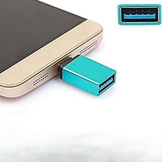 Data Converter USB-C male to USB-C male Blue 1pcs
