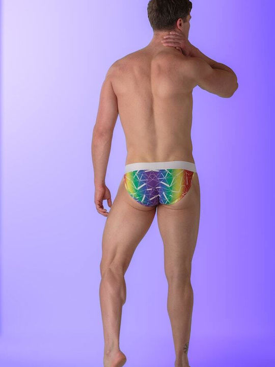 Woh Sexy Fun Pride Tanga Σλιπ Πολύχρωμο