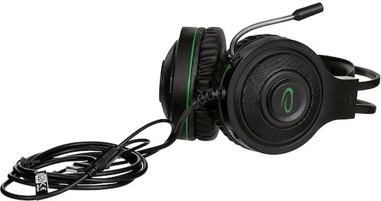 Esperanza Thunderbird Over Ear Gaming Headset με σύνδεση 3.5mm Green