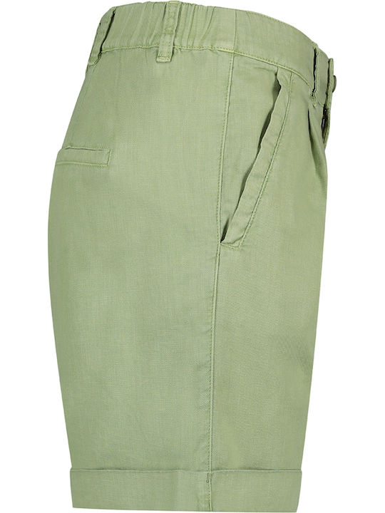 Women's Bermuda Shorts Linen Green