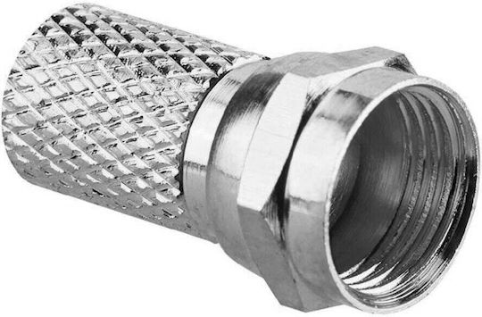 Conotech Βύσμα F-Connector 6.8mm Ασημί 18.003.0001
