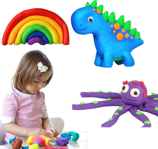 Okto Knete Spiel-Set Für Alter 5+ Mehrfach Farben (Verschiedene Designs) 1Stück