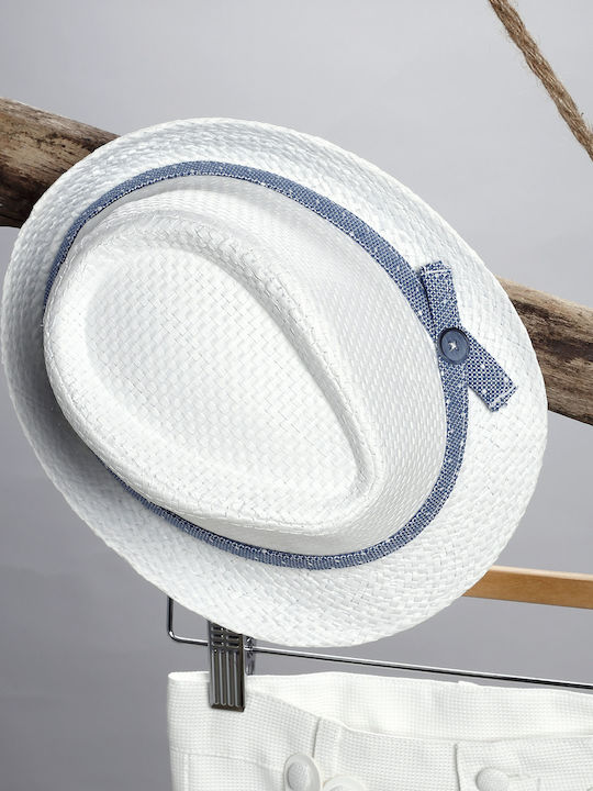 Taufanzug für Jungen Ecru-Blau Raf 2903-3 New Life Nl-2903-3