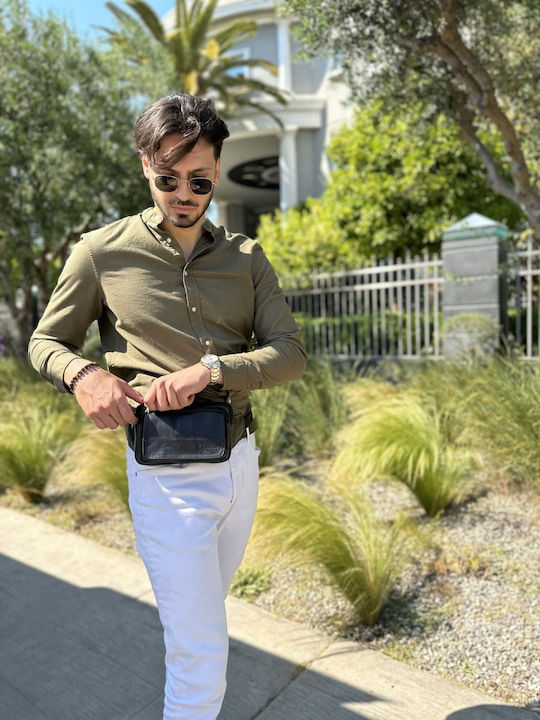 Leather Waist Bag Black